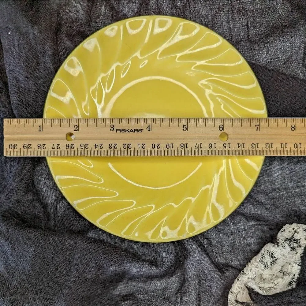 Poppytrail Ceramic 4 Set Plate Sunflower Bee Design